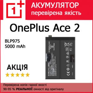 Заміна акумулятора OnePlus 11 OnePlus Ace 2 BLP975